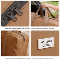 Sac de déménagement en toile - Rangement dédié pour couettes, vêtements et édredons en coton - Grande capacité - Organisateur de bagages double face