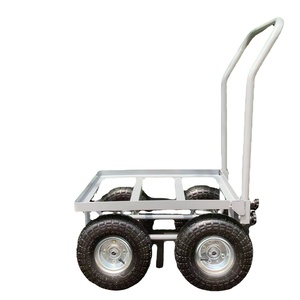 Chariot de rangement multifonctions Étagères Caddy Cage Trolley Chariot pliable Poussoir Bicyclette Cargo Trailer Luggage Cart Hand Truck - Product Image 3