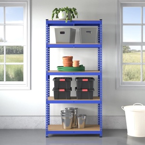 Giá để đồ bằng kim loại không cần bu lông, kệ kho hàng công nghiệp, kệ nhà kho, kệ dụng cụ, kệ siêu thị gia dụng - Product Image 2