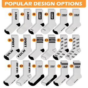 <span class=keywords><strong>Calcetines</strong></span> Deportivos Casuales Personalizados Unisex, <span class=keywords><strong>Calcetines</strong></span> de Algodón Transpirables de <span class=keywords><strong>Punto</strong></span>, Diseño Personalizado, <span class=keywords><strong>Calcetines</strong></span> Blancos de Tubo Medio - Product Image 5