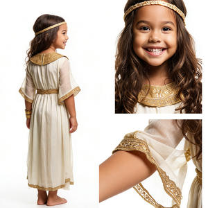 <span class=keywords><strong>Disfraz</strong></span> de Toga Griega Antigua para Niñas, <span class=keywords><strong>Disfraz</strong></span> de Diosa Atenea para Fiesta de Halloween - Product Image 2