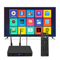 Meilleur prix, Android 14 ROM 32 Go, processeur quadricœur, boîte TV Android 4 Go, USB 3.0, WiFi 6, BT 5.2, 1080P, 4K, boîte TV Android