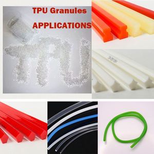 เม็ดพลาสติกเทอร์โมพลาสติกโพลียูรีเทนสำหรับสายพานลำเลียง ชิ้นส่วนยานยนต์ วัสดุ TPU ทนทานต่อการเสื่อมสภาพ ทนไฟ แข็งแรงสูง - Product Image 3