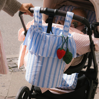 Sac de rangement suspendu pour accessoires de bébé, qualité supérieure, fournisseur d'or, pour l'organisation quotidienne des couches sur poussette par les mamans