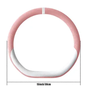 Funda de <span class=keywords><strong>Volante</strong></span> Universal Premium de Gamuza en Forma de D de 15 Pulgadas/38 cm con Forro de Goma Antideslizante, Compatible con la Mayoría de los Volantes Estándar - Product Image 2