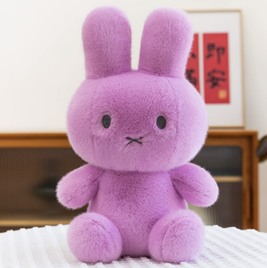 Nuevo y Adorable Conejo de Peluche Bordado para Aliviar el Estrés, con Relleno de Peluche Súper Suave y Algodón PP, para Regalo Infantil, Venta al Por Mayor - Product Image 5