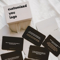 Jeu personnalisé de cartes de jeu de groupe pour adultes avec date et initiation à la conversation Jeu amusant et romantique pour les couples