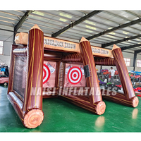 Jeu de lancer de hache gonflable économique, modèle double hache de bûcheron commercial, pour les jeux de jardin et les fêtes foraines