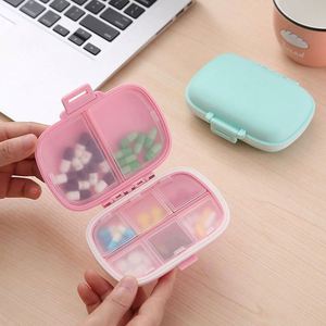 Boîtes à médicaments de voyage portables avec logo personnalisé, en plastique épais, organiseur hebdomadaire, étuis de rangement robustes, conteneur à pilules - Product Image 4