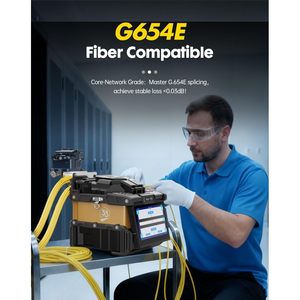 Soudeuse par fusion de fibres Jilong 300T, alimentée par batterie, pour lignes troncales, alignement du cœur, connecteur SC tout métal - Product Image 3