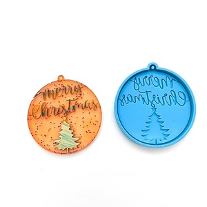Resina <span class=keywords><strong>de</strong></span> cristal DIY SERIE <span class=keywords><strong>DE</strong></span> Navidad llavero colgantes decorativos múltiples moldes circulares <span class=keywords><strong>de</strong></span> silicona <span class=keywords><strong>de</strong></span> copo <span class=keywords><strong>de</strong></span> nieve en bolsa OPP - Product Image 5