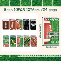 Lot de 10 carnets de notes à thème dessin animé et décorations de fête, blocs-notes cadeaux et fournitures pour festivals, petits blocs-notes, cadeaux de fête