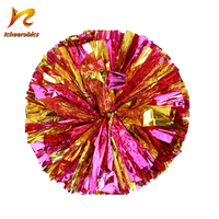 Icheerobics personnalisé 4 6 pouces PET Cheer Poms vente en gros Cheerleading Poms correspondance des couleurs gratuites