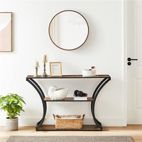 Rongduoyou — table de canapé en bois, meuble d'entrée de style vintage, baroque, vintage