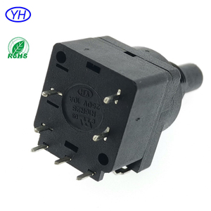 Chuyên Nghiệp OEM ROHS Carbon Phim 16 Mét 10K 47K 50K <span class=keywords><strong>100K</strong></span> 500K Rotary <span class=keywords><strong>Potentiometer</strong></span> Với 10A Rotary Chuyển Đổi Đôi Cho Lò - Product Image 2
