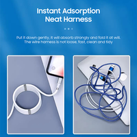 Kabel pengisi daya cepat, kabel Android mikro USB Tipe C Tipe C ke Tipe c, kabel pengisi daya Cepat 3 kaki 6 kaki 20W 60W PD