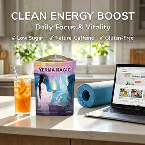 Extracto de Yerba Mate en Polvo Certificado por GMP, Bajo en Azúcar, <span class=keywords><strong>Sin</strong></span> Gluten, Apto para Veganos, Apoyo Intestinal, Potenciador de Energía para Minoristas de Productos Saludables - Product Image 2