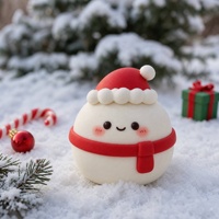Blocs de Daifuku de Noël, jouet souple en forme de boule, à remontée lente, rempli de farine, anti-stress, fait main, blocs de construction, cadeau pour enfants