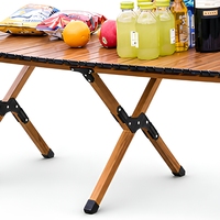 Table de camping pliable en aluminium moderne et portable - Table de pique-nique robuste pour usage extérieur
