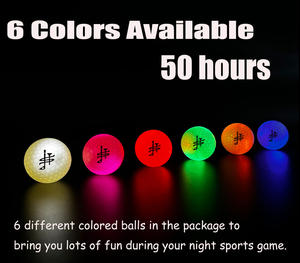 नाइट लाइट अप लंबे समय तक चलने वाली गोल्फ गेंदें मल्टीकोर की अगुवाई वाली रात गोल्फ बॉल ने कस्टम लोगो के साथ हल्के गेंदबाजी की गेंद का नेतृत्व किया - Product Image 3