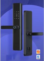 Serrure de porte intelligente numérique Sinovo Tuya Ttlock avec empreinte digitale, biométrique, carte RFID, Wifi et application