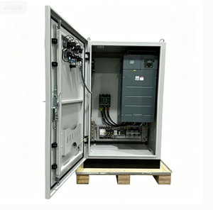 Armoire de commande PLC personnalisée en aluminium/acier, optionnelle, panneau de distribution d'énergie industrielle basse tension 220V IP55 avec serrure intelligente <span class=keywords><strong>DR</strong></span> - Product Image 1