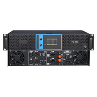 Amplificateur de puissance professionnel PO-800 2U 2 canaux 2x800W-1000W à montage en rack classe D pour scène, DJ, KTV, système PA