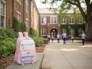 Zaino in poliestere per studenti da 15 pollici con tasche multiple, zaino casual unisex - Product Image 2