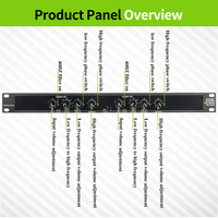 Processeur audio numérique professionnel RAYHAYES R-223, mixeur audio, égaliseur, signal audio numérique