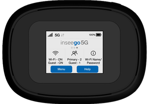 Hotspot portatile Inseego 5G tascabile Wifi <span class=keywords><strong>M1000</strong></span> in bundle con 2 batterie (1 Stock + 1 Extra) fino a 15 dispositivi WiFi - Product Image 2