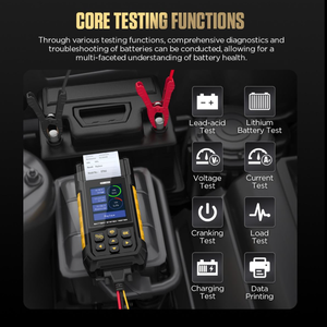 25 v dijital Bt960 lityum 12v 24v 48v pil iç direnci yük kapasitesi ile hücre analiz cihazı makinesi yazıcı - Product Image 4