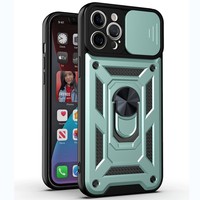 Coque de Protection Renforcée Hybride Anti-Choc avec Protection Caméra et Support Magnétique à 360 Degrés pour iPhone 15 Pro Max