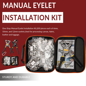 Kit d'outils <span class=keywords><strong>pour</strong></span> œillets 6mm/10mm/12mm – <span class=keywords><strong>Pince</strong></span> perforatrice multifonctionnelle en acier réglable <span class=keywords><strong>pour</strong></span> installation de <span class=keywords><strong>rideaux</strong></span> (qualité DIY) - Product Image 2
