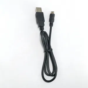 High Speed 1.5m/3m/5m/10m Nickel Plated USB 2.0 AM to Mini B 5Pin Mini Usb Cable mini usb cable Black