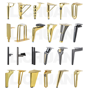 2024 thiết kế mới trang trí sofa kim loại cánh tay Ghế chân gặp mô hình mộc mạc cổ điển công nghiệp thiết kế đồ nội thất kim loại khung chân - Product Image 2