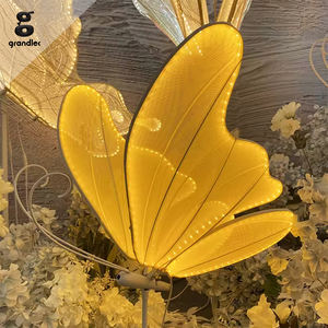 Luces Decorativas LED con Marco Metálico para Bodas, Paisajes y Centros Comerciales, con Motivo de Mariposas, Precio de Fábrica - Product Image 3