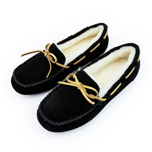 Stivali da neve bassi da donna in pelle bovina integrata Lefu, nuovi, caldi, invernali, con fodera in lana e punta tonda, all'ingrosso, personalizzabili in fabbrica - Product Image 2