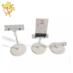 LAOHAMA Kệ Siêu Thị Tùy Chỉnh Kẹp Nhựa Dẻo Hai Đầu Điều Chỉnh Được Kẹp Kệ Trong Suốt - Product Image 1