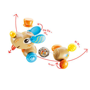 ชุดของเล่นสัตว์ยืดหยุ่นการ์ตูนอเนกประสงค์เพื่อการศึกษาสำหรับเด็กก่อนวัยเรียน ดีไซน์ใหม่จาก QS สำหรับเด็กอายุ 18 เดือนขึ้นไป เหมาะสำหรับเป็นของขวัญ - Product Image 2