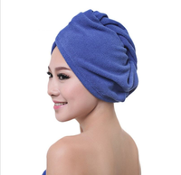 S-96 Mode moins cher de haute qualité brossé utilisation facile torsion ultra doux séchage serviette sèche envelopper les cheveux turban serviette