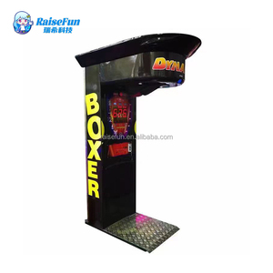 ボクシングパンチマシン,大型パンチコイン操作ボクシングゲーム機遊園地ボード素材 - Product Image 1