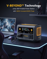 Générateur solaire portable VTOMAN Jump 300 Lifepo4, batterie, station d'alimentation, charge rapide, générateur solaire 300W, station d'alimentation portable