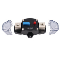 Manuel Sıfırlamalı 300 Amper Devre Kesici, 12-48 Volt DC, 0-8 Ölçülü Trolling Motor Araç Stereo Ses Sistemi Hat İçi Sigorta Bloğu Tutucuları