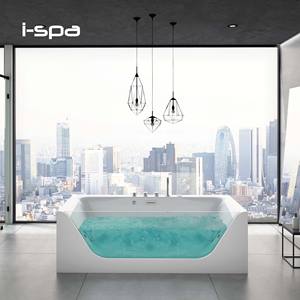 Bañera Rectangular Blanca de Acrílico Moderna Maiden - Product Image 5