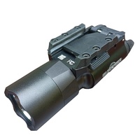 Lampe de poche tactique à faisceau long 20mm illuminateur lumière stroboscopique forte