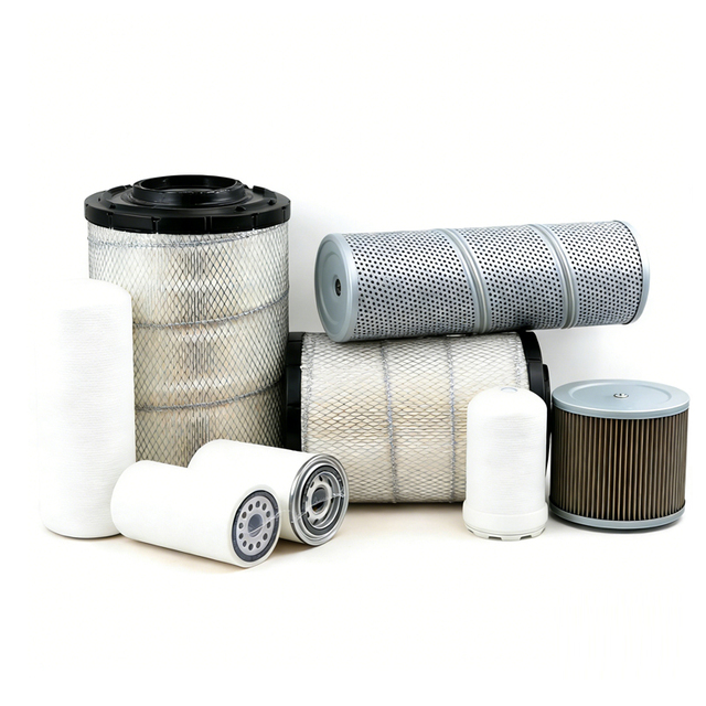 Full Set High Quality HH Brand Filters 320C/320D/323D 1-80 Ton Excavator Oil/Fuel/Water Separator Hydraulic Pilot Filter 1m-50m