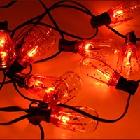 Décorations de Noël 5W scintillement flamme ampoules corps de lampe en aluminium avec flamme sang larmes E14 Base pour jardin certifié ROHS
