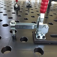 Nouvelle presse de serrage flexible 3D pour table de soudage, haute précision, verrouillage rapide, sans électricité, HT300 en fonte nitrurée