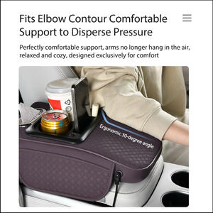 Vente en gros d'usine, boîte d'accoudoir centrale de <span class=keywords><strong>voiture</strong></span> personnalisée, intérieur de <span class=keywords><strong>voiture</strong></span> simple et luxueux, <span class=keywords><strong>double</strong></span> porte-gobelet, rangement pour clés - Product Image 5