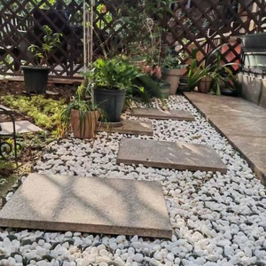 Cour Décoration Paysage Bluestone Gravier Petite Pierre Noir Lavé <span class=keywords><strong>Gris</strong></span> Cailloux Pierre Naturelle Villa Application - Product Image 5